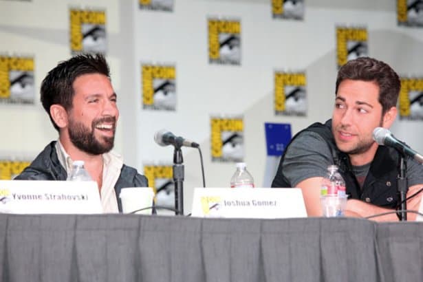 Joseph Morgan and Zachary Levi