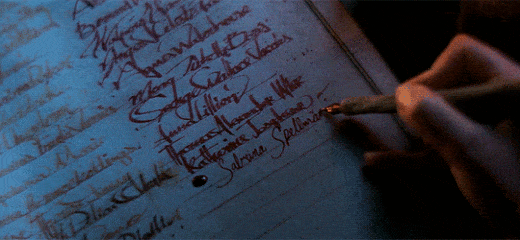 Madam Satan Convincing Sabrina To Sign Her Name - Chilling Adventures of Sabrina Season 1 Episode 10
