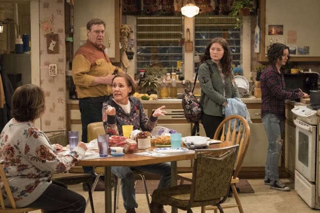 Family Dinner - Roseanne Season 10 Episode 3