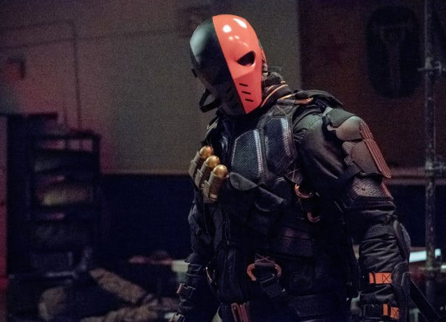That Helmet Is Still Freaky - Arrow Season 6 Episode 5
