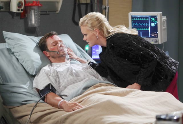 Belle Comforts Brady - Days of Our Lives