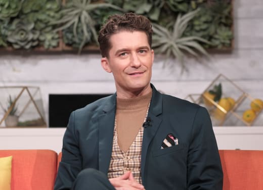 Matthew Morrison visits BuzzFeed's "AM To DM" on March 13, 2020 i