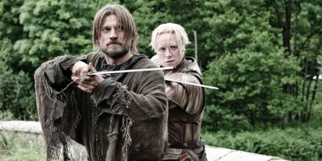 Jaime Lannister and Brienne of Tarth - Game of Thrones