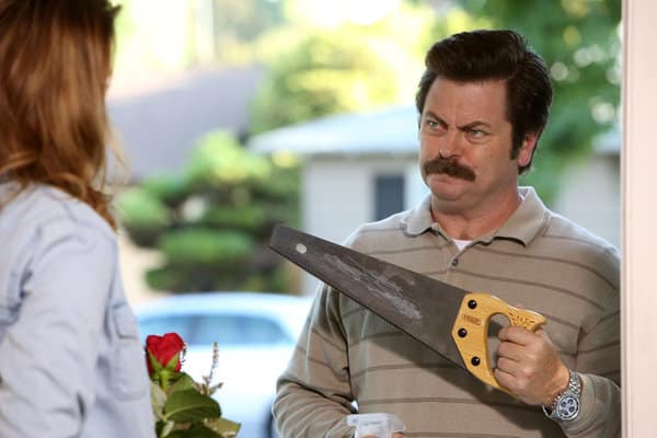 Tom Pitches Ron