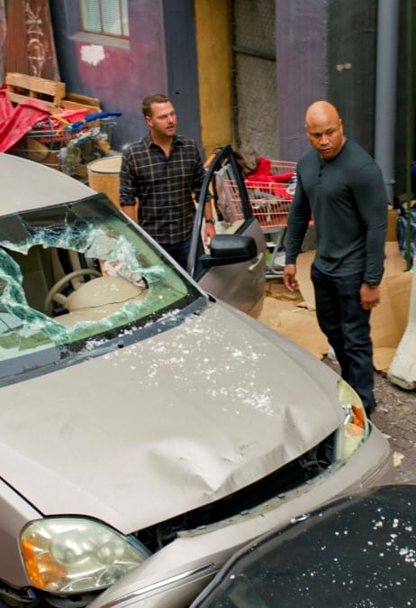 Damaged Car - NCIS: Los Angeles Season 12 Episode 3