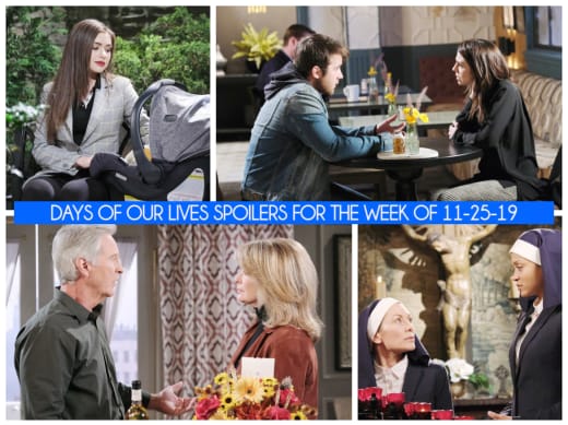 Days of Our Lives - Spoilers Week of 11-25-19
