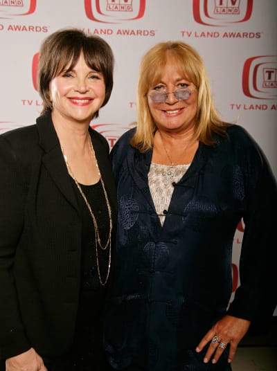 Cindy Williams and Penny Marshall