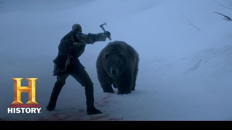 HD wallpaper: Alexander Ludwig, animals, Axes, bears, Björn Ironside, snow