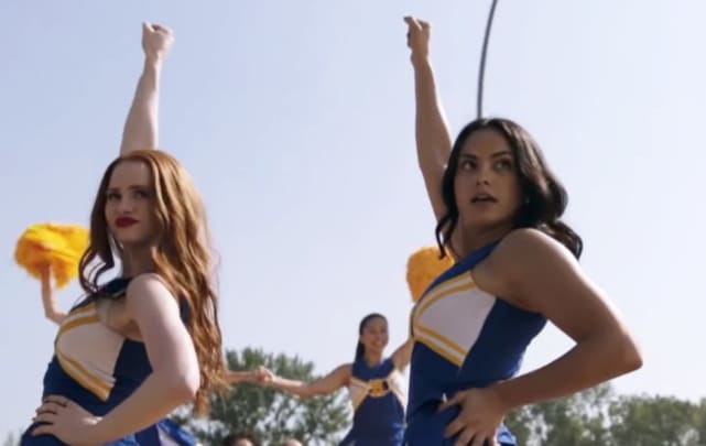 A Sultry Cheerleader Scene - Riverdale