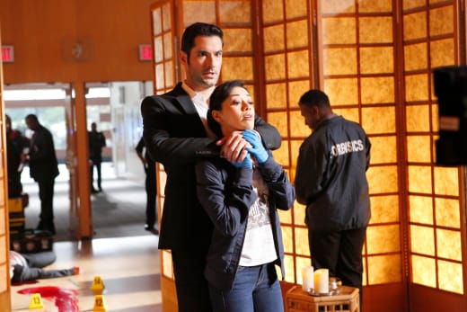 Lucifer Season 2 Episode 8 Review Trip to Stabby Town TV Fanatic