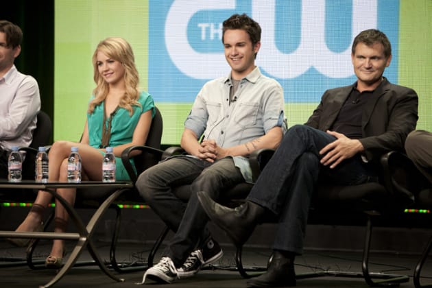Britt Robertson, Thomas Dekker and Kevin Williamson