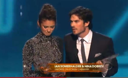 Ian Somerhalder and Nina Dobrev Win at People's Choice Awards, Joke About Break-Up