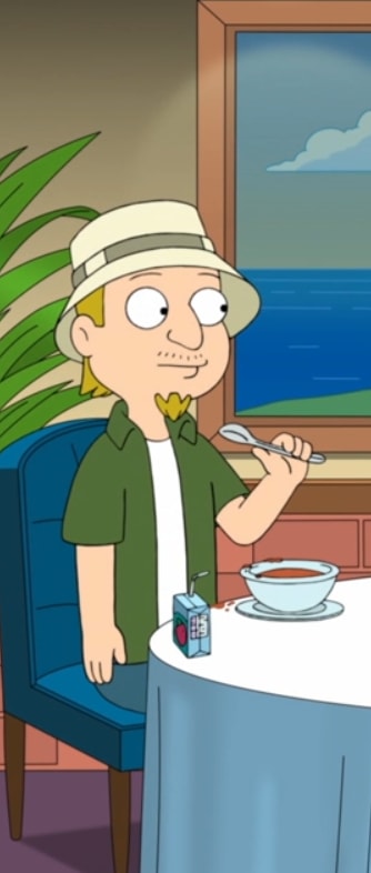 Jeff with soup - American Dad Season 16 Episode 1