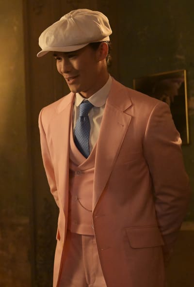Luca in a Pink Suit - tall - Good Trouble Season 5 Episode 15