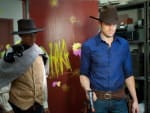Jeff and Abed as Cowboys