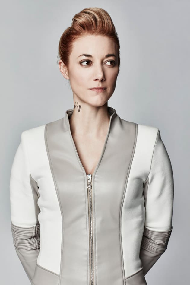 Zoie Palmer As The Android Dark Matter Tv Fanatic