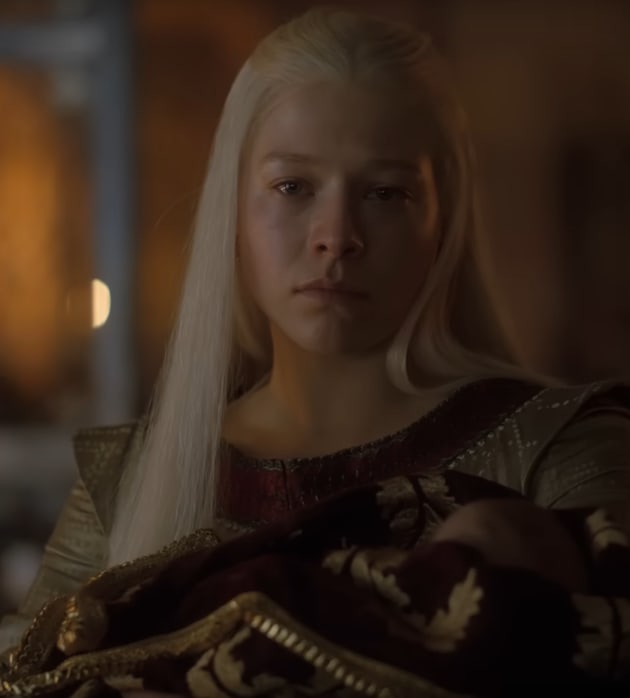 Rhaenyra With Son - House of the Dragon - TV Fanatic