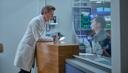 Drug Test Appointment - wide - The Resident Season 6 Episode 4