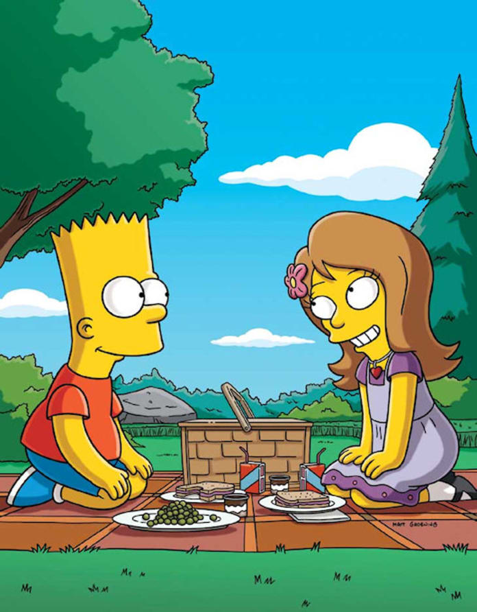 pic Relationship Bart Simpson Love Quotes bart and jenny pic tv fanatic