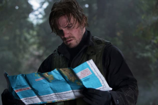 Oliver with a Map