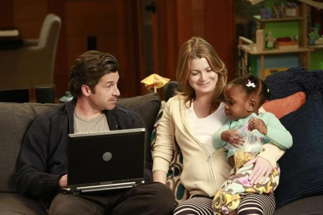 Derek, Meredith and Zola Picture