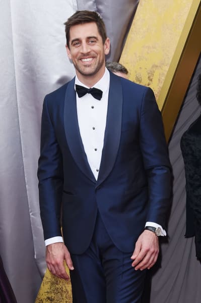 Aaron Rodgers Attends 88th Annual Academy Awards