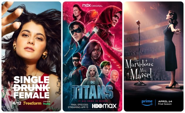 What to Watch: Single Drunk Female, Titans, The Marevelous Mrs. Maisel