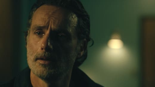 Teary Eyed Rick - The Walking Dead: The Ones Who Live Season 1 Episode 1