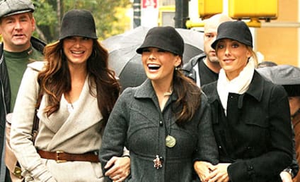 Three Lovely Ladies, One Hat