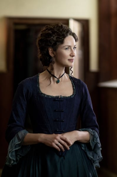 Claire Stunning in Blue - Outlander Season 5 Episode 6