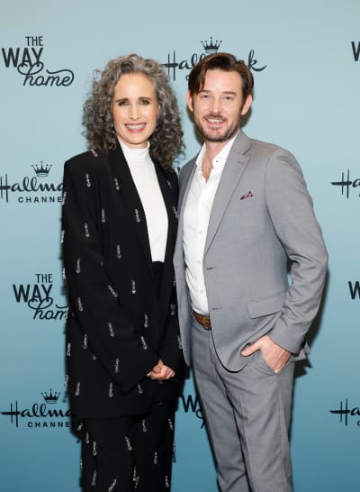 Andie McDowell and Evan Williams at The Way Home Premiere
