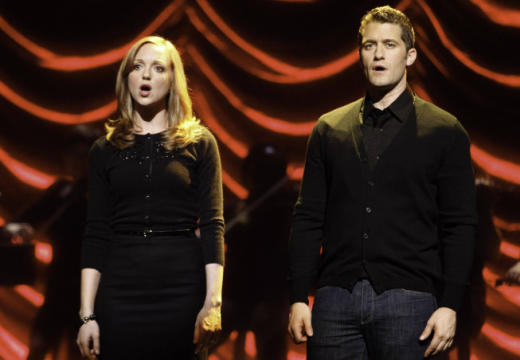 Emma and Will on Stage