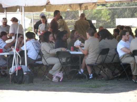 Lost Crew at Lunch