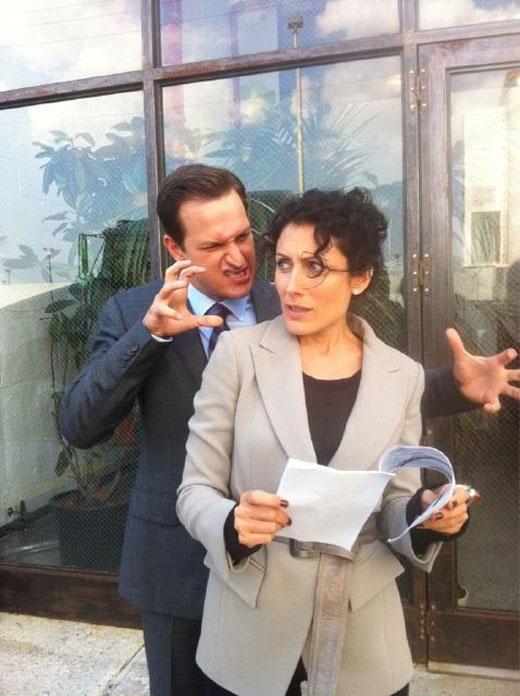 Josh Charles and Lisa Edelstein