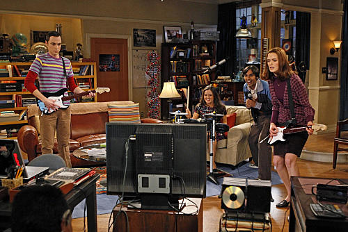 Raj, Sheldon Play Rock Band