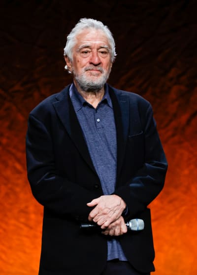 Robert De Niro onstage during CinemaCon 2022 - Lionsgate Invites You to An Exclusive Presentation 
