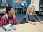 Abed Stares At Britta