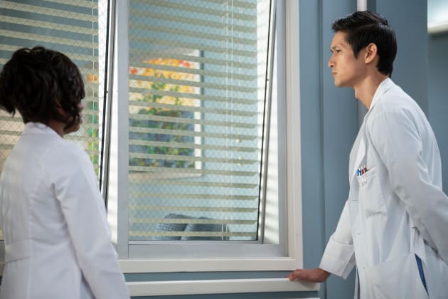 Simone and Blue - Grey's Anatomy Season 20 Episode 5 - TV Fanatic