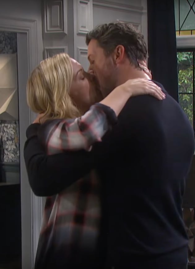 Caught Sharing a Kiss - Days of Our Lives