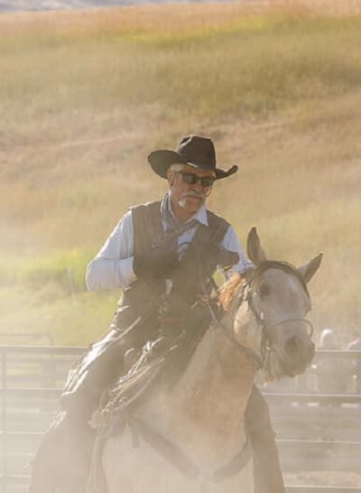 Lloyd on Horseback - Yellowstone Season 5 Episode 7