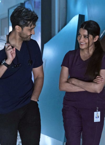 Just Two Coworkers Walking The Halls - The Resident Season 4 Episode 11