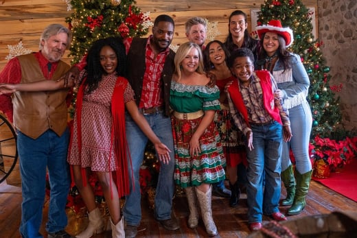 Group Shot at the Ranch - Mistletoe in Montana