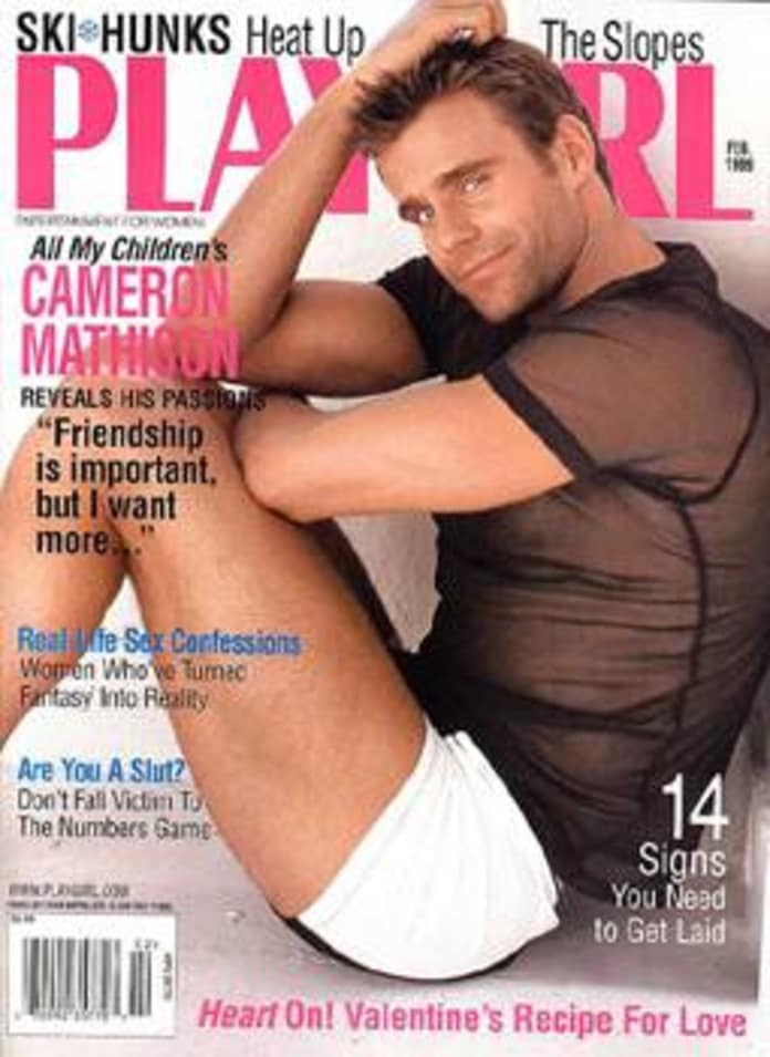cameron mathison on cover of playgirl tv fanatic