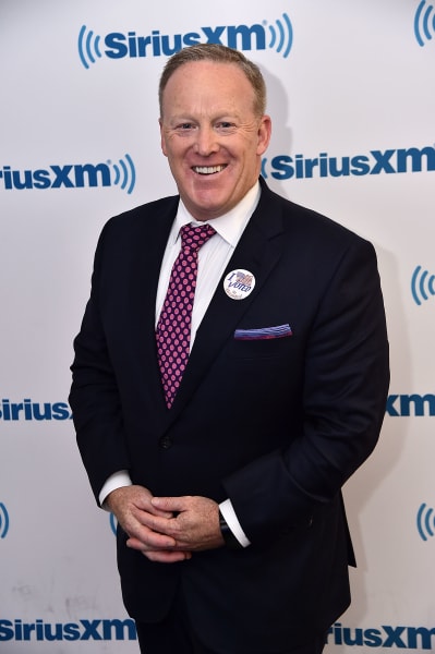 Sean Spicer Poses at SirusXM Event