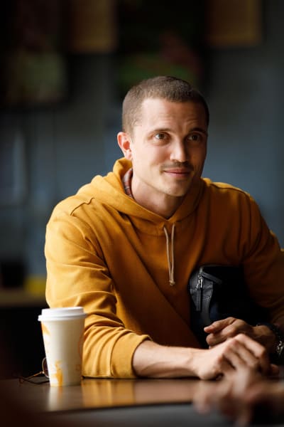 Sergei looking at Lily - DEVS Season 1 Episode 5