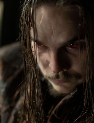 Hvitserk with Red Eyes - Vikings Season 6 Episode 6