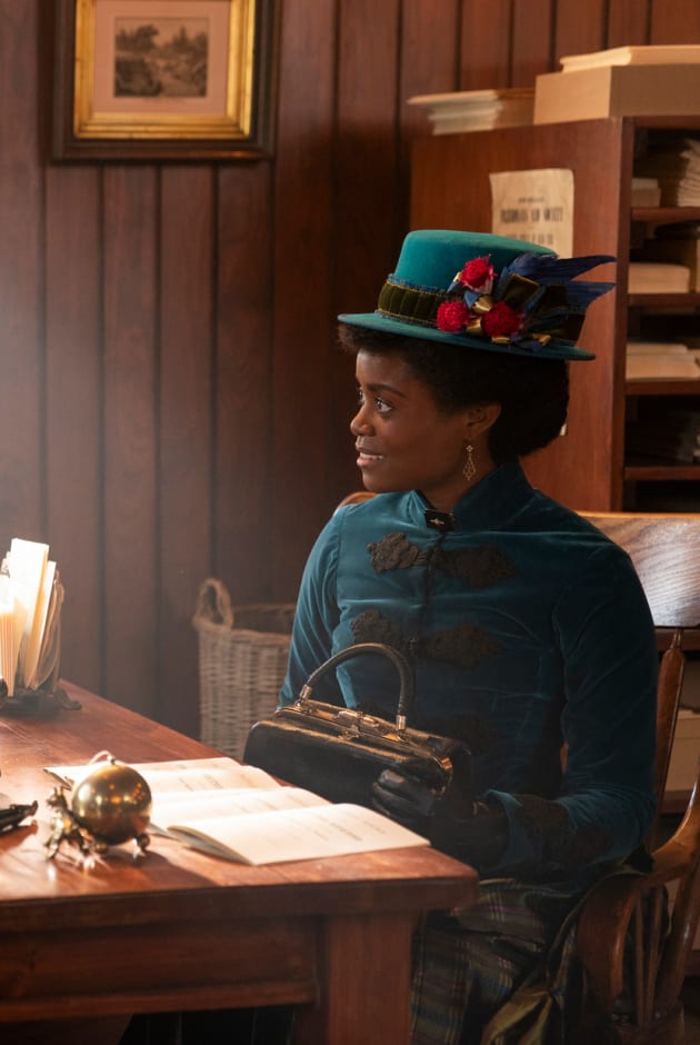 Peegy at the Globe - The Gilded Age Season 1 Episode 7