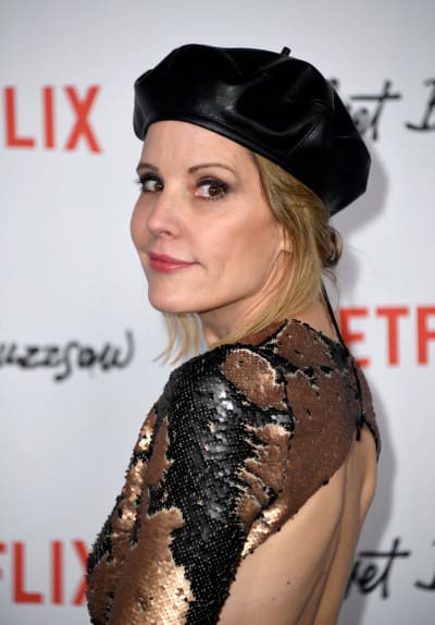 Emma Caulfield attends the Los Angeles premiere screening of "Velvet Buzzsaw" 
