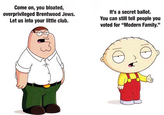 Family Guy Emmy Campaign Flyer