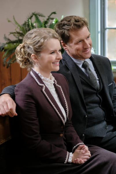 Faith and Carson All Dressed Up - When Calls the Heart Season 8 Episode 10